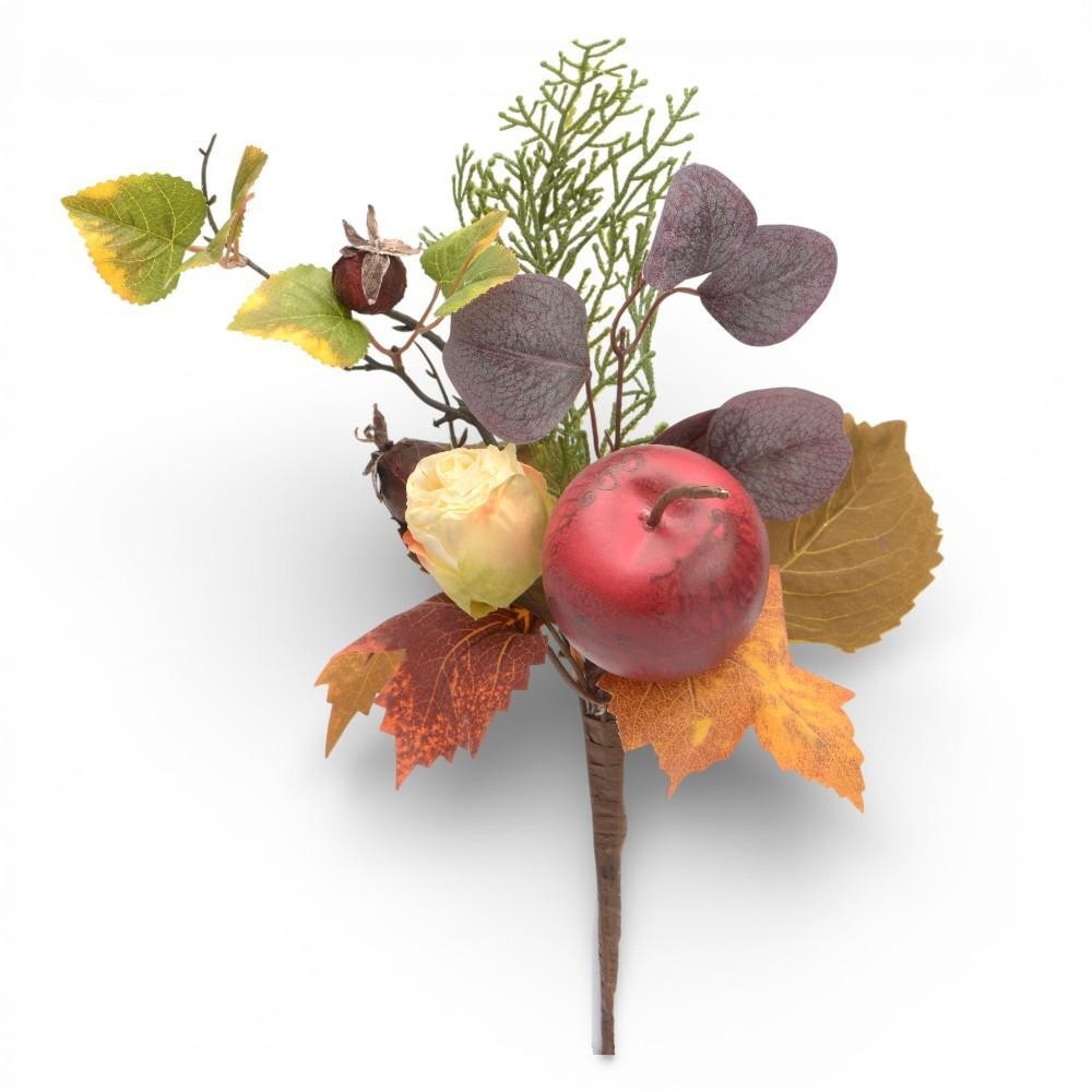 40CM APPLE BOUQUET RED